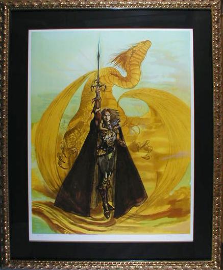 【安心発送】 天野喜孝 ドラゴン・ソード Print