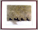 アンドレ・ブラジリエ「冬の馬たち」