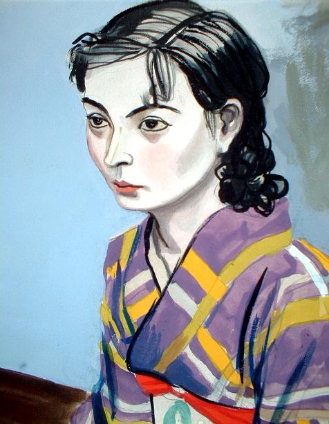 水彩 中西利雄 「 静 物 」 直 筆 ｜美術品