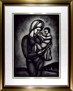 ジョルジュ・ルオー「高慢と無信仰のこの暗き時代に地の果てより聖母は見守る（ミゼレーレ）」